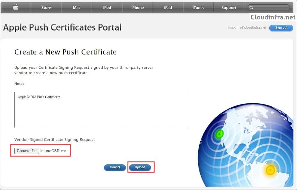 Apple Push Certificates Portal