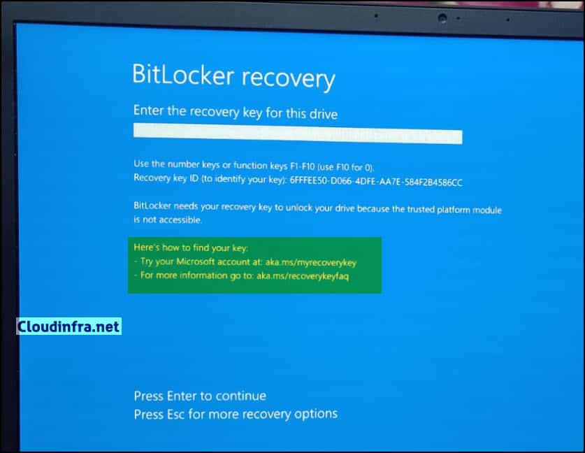Windows 11 Bitlocker Recovery 