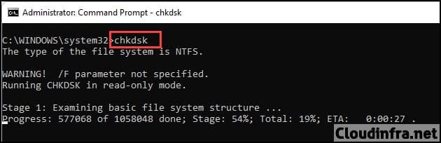 chkdsk windows 11