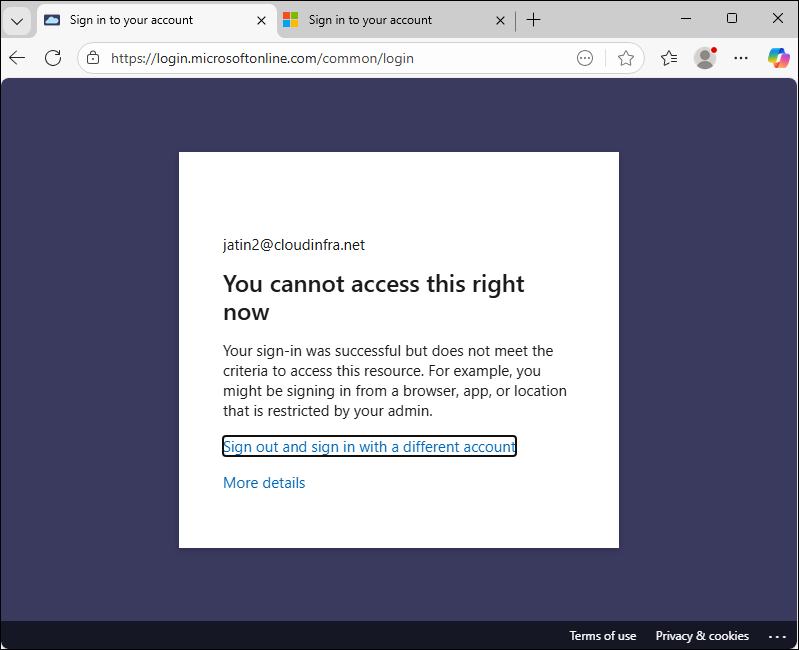Test 1: Accessing Microsoft Teams App