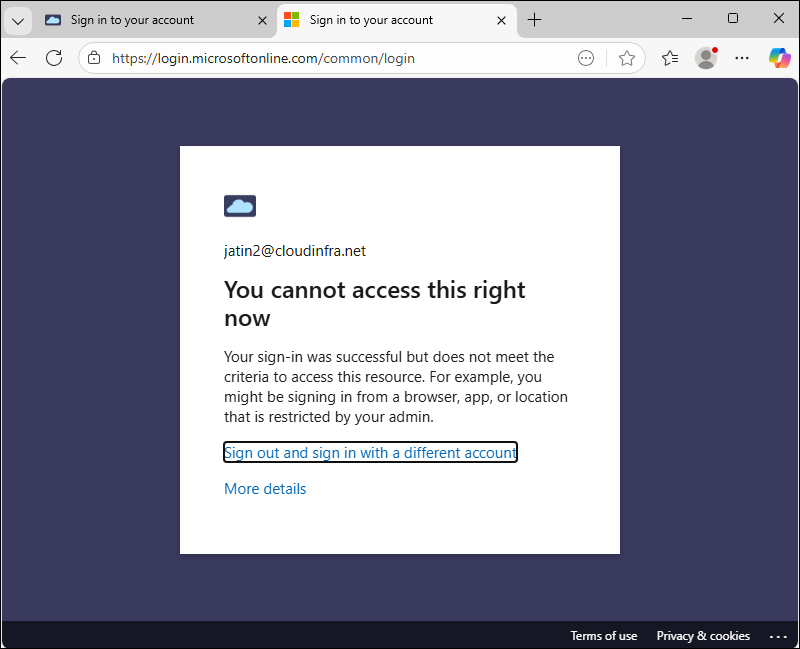 Test 2: Accessing Outlook on the Web (OWA)