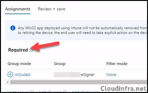 Assign application to Azure AD group 
