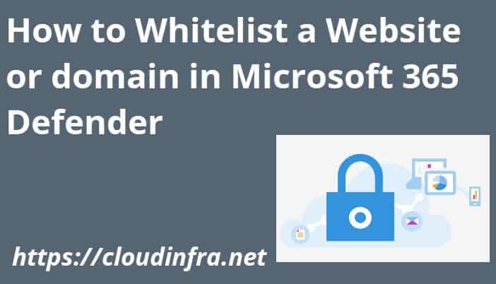 Whitelist a URL in Microsoft 365 Defender
