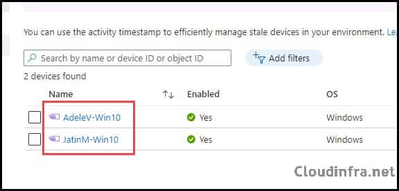 Existing Windows 10 devices