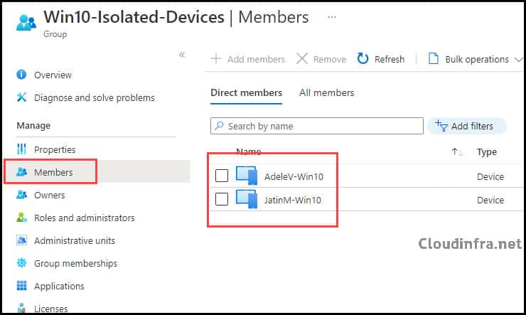 Azure AD dynamic device security group