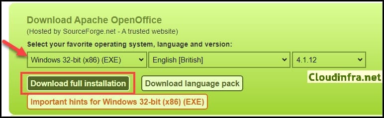 Download Apache OpenOffice