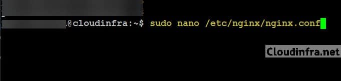 sudo nano /etc/nginx/nginx.conf