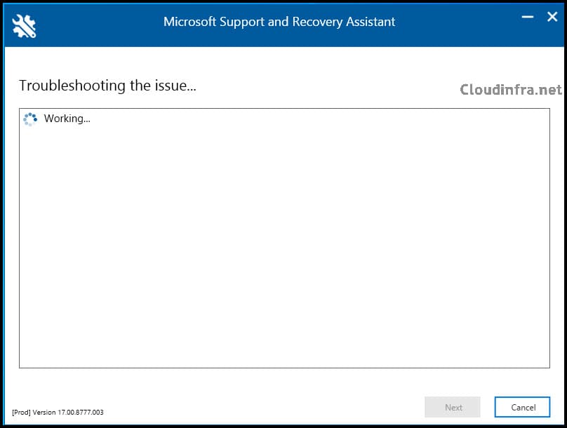 Scanning Microsoft 365 apps for Enterprise software installed on the computer