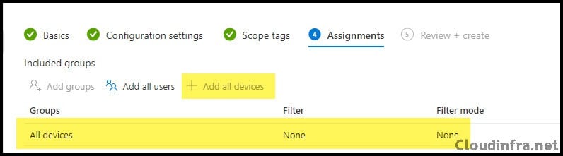 Zoom Device Configuration Profile apply Intune