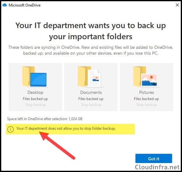 Your IT department wants you to back up your Important folders