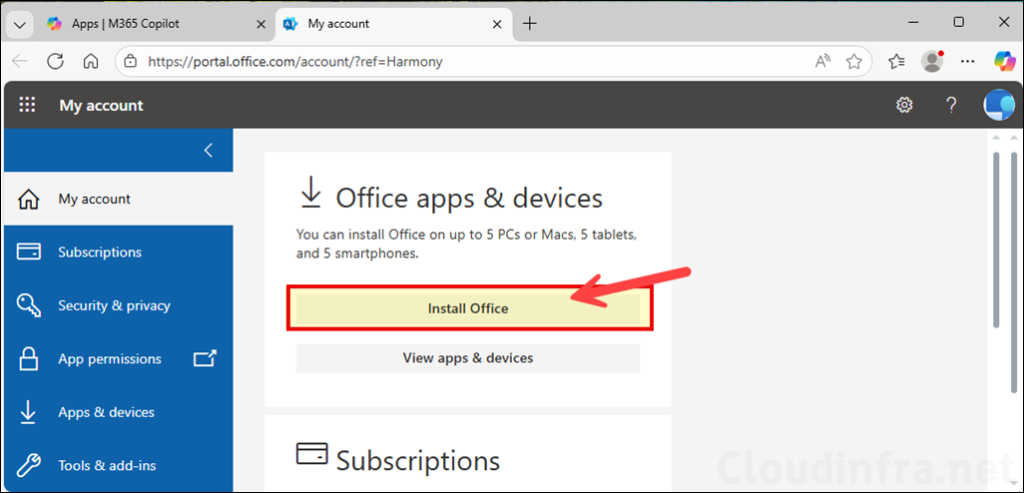 Download Microsoft 365 Office Apps Installer