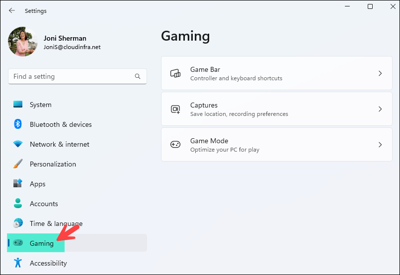 Hide Gaming under Settings on Windows using Intune