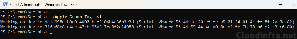 Add a Group Tag to All Autopilot Devices Using PowerShell