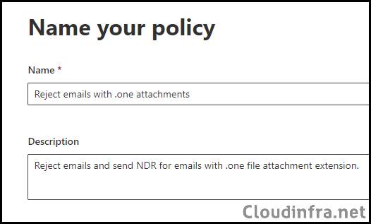 Block Emails with .One File Attachments using Anti-Malware Policies