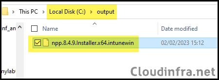 How to create IntuneWin file