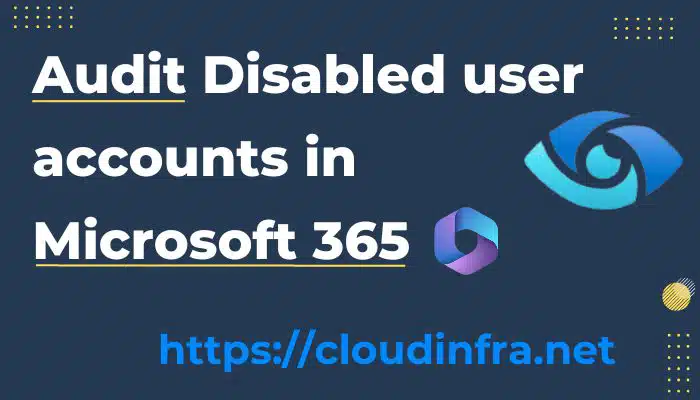 Audit disabled user accounts in microsoft 365