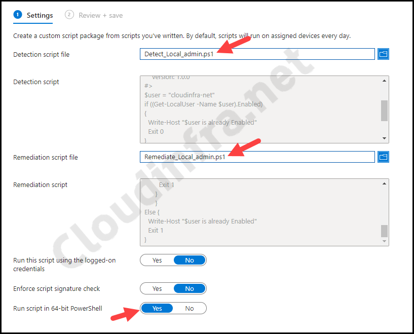 Enable/Disable local admin account using Intune remediations