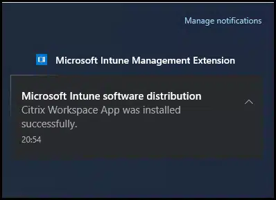 Microsoft intune Software distribution