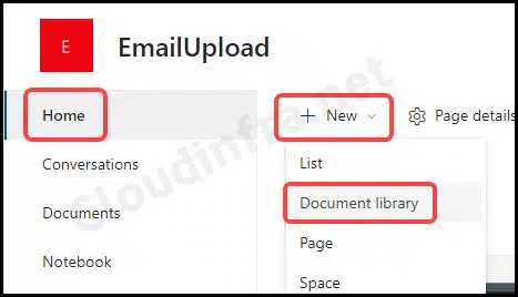 Create a Document library