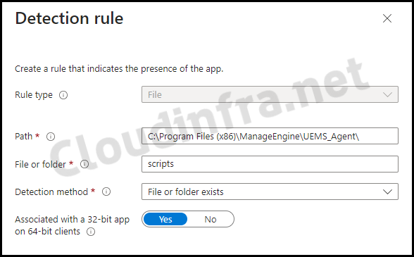 Detection Rules ManageEngine Endpoint central agent deployment