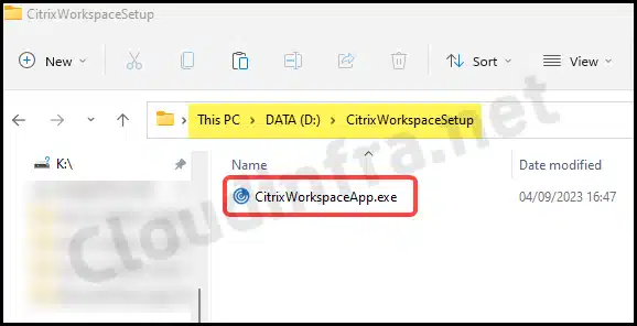 Create IntuneWin file using CitrixWorkspaeApp.exe