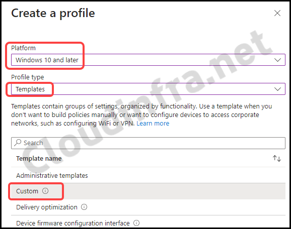 Configure Telemetry/Diagnostic Level using OMA-URI