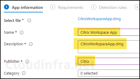 Deploy Citrix Workspace App .DMG file using Intune