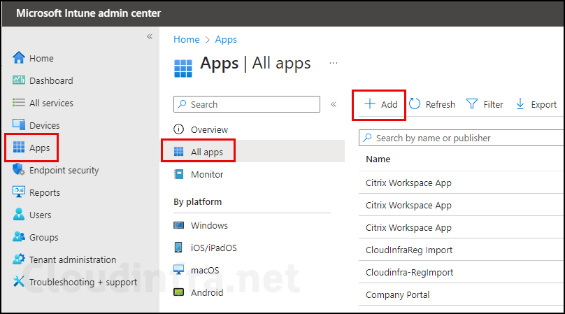 Deploy MSI file using Intune