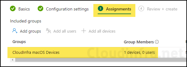 Display lock screen Message on macOS using Intune (Assignments)