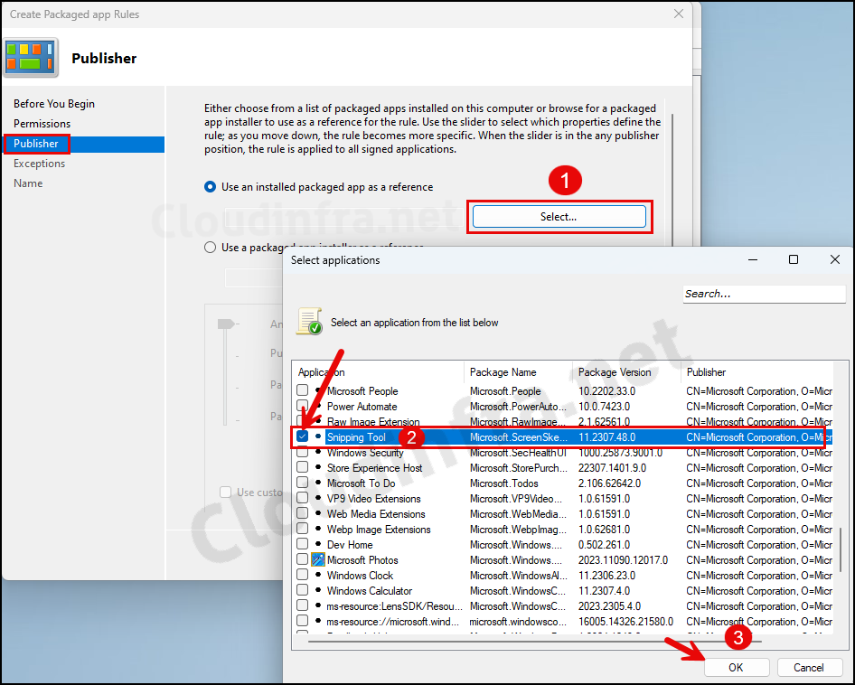 Disable Snipping tool Using Applocker