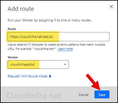 Add a route for ads.txt file
