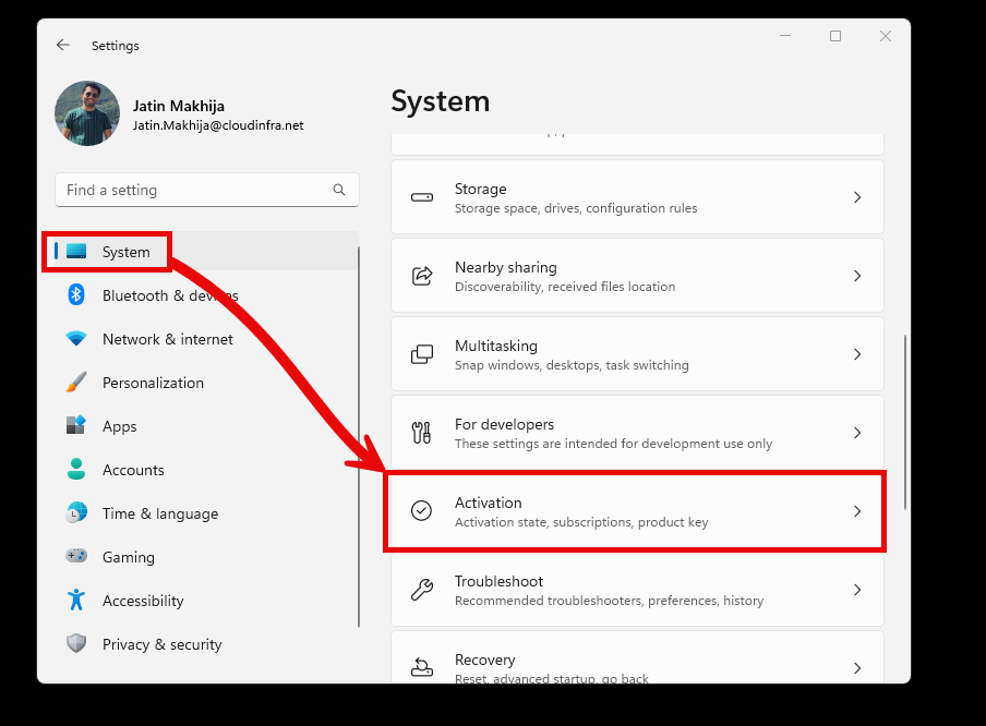 Method 2 - Ensure the Product key is Valid