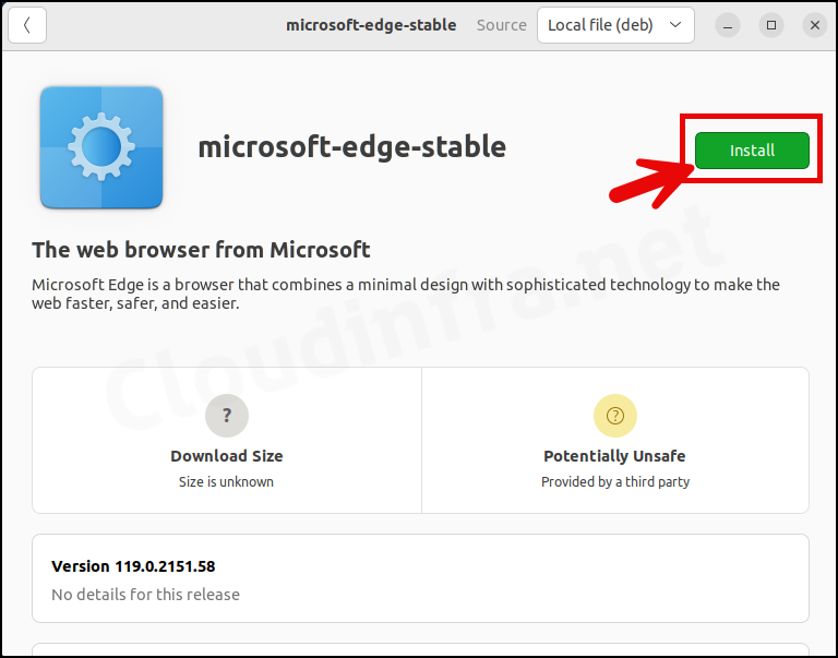 Download and Install Microsoft Edge for Linux