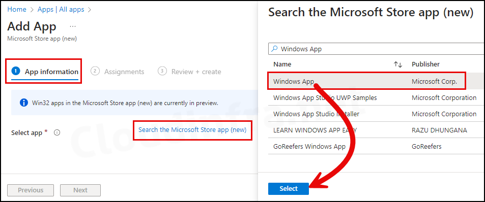 Install "Windows App" using Intune
