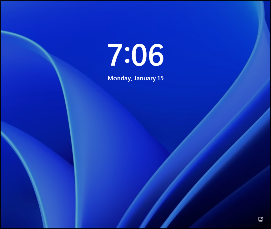 Windows 11 Lock Screen