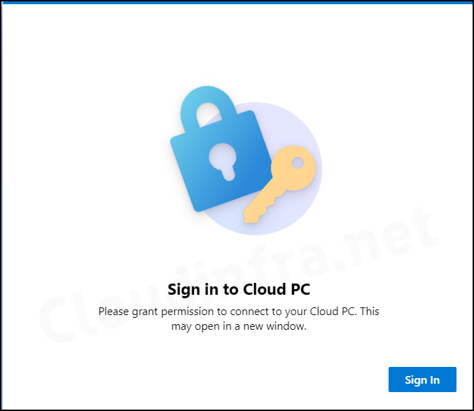 Connect to Cloud PC using a Web Browser