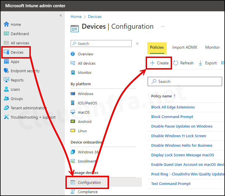Disable Browser Notifications using Intune (Chrome/Edge)