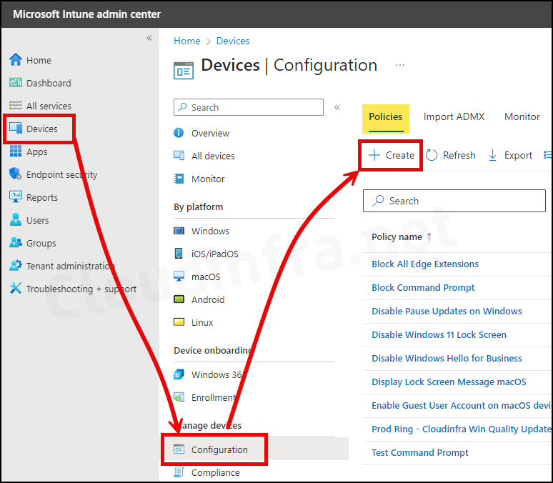 Steps to Enable Watermarking on Windows 365 Cloud PCs and Azure Virtual Desktop Session Hosts using Intune