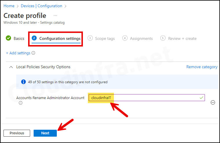 Rename Built-in Administrator Account using Intune Policy