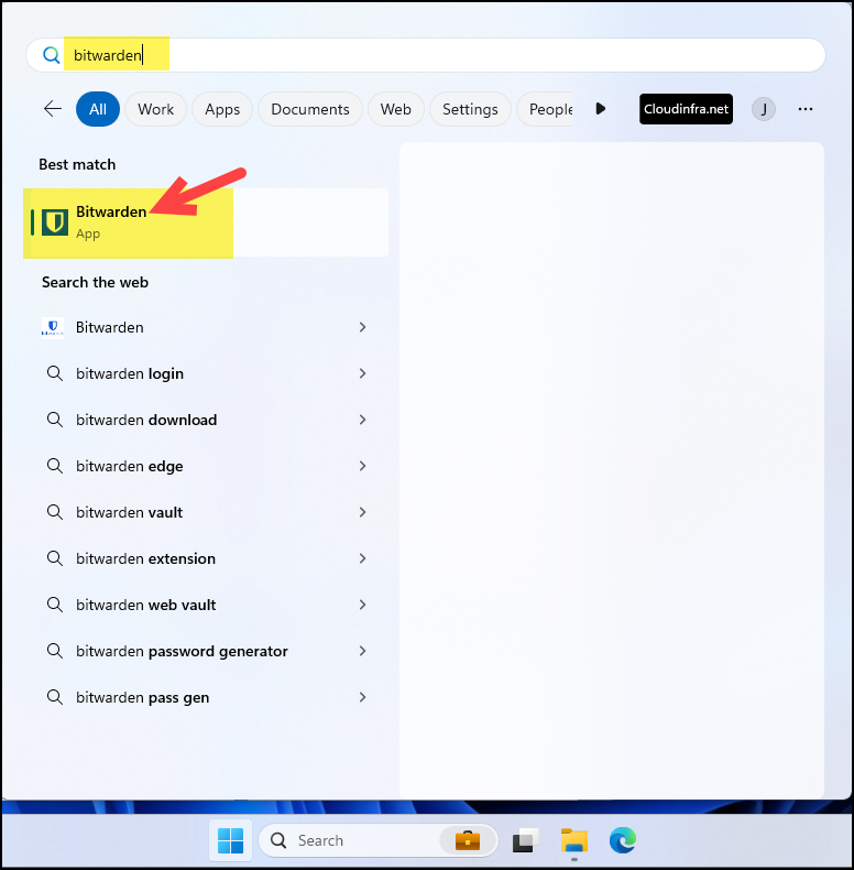 itwarden app has been deployed successfully using Intune