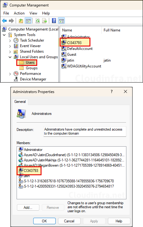 AutomaticAccountManagementRandomizeName with Prefix End User Experience