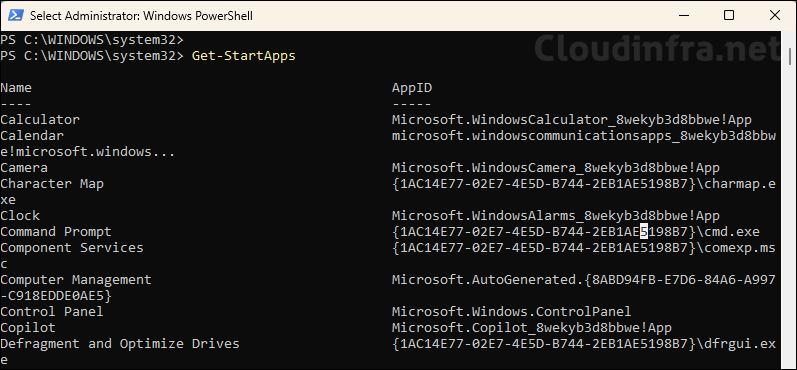 AppID value copy for Set Copilot Hardware Key