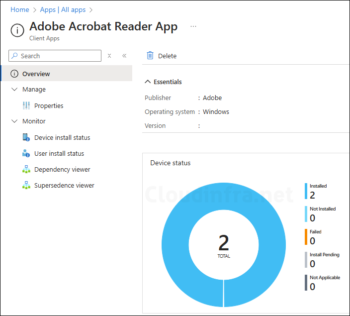 Monitoring Adobe Acrobat Reader Deployment Progress