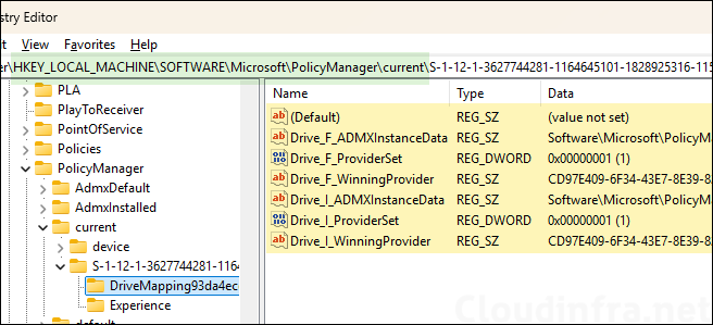 HKEY_LOCAL_MACHINE\SOFTWARE\Microsoft\PolicyManager\current\