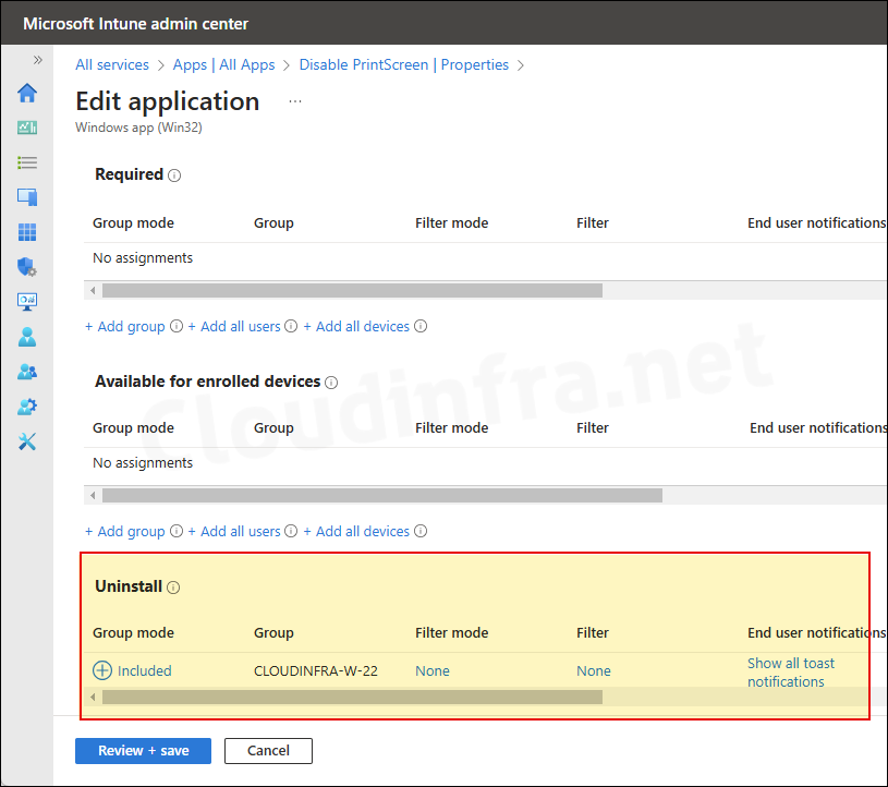 Enable Print Screen Key on Keyboard using Intune