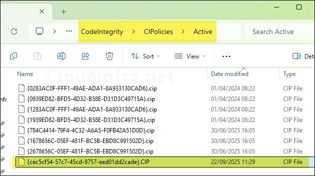 App control for business policy download location on Windows