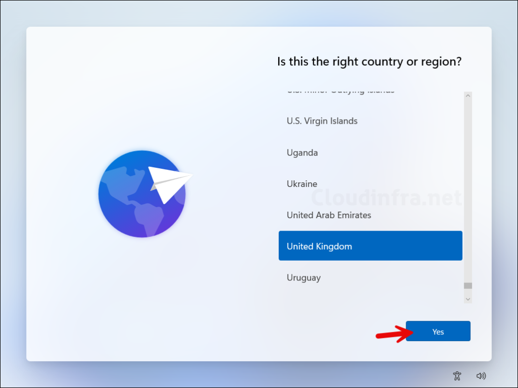 Is this the right country or region