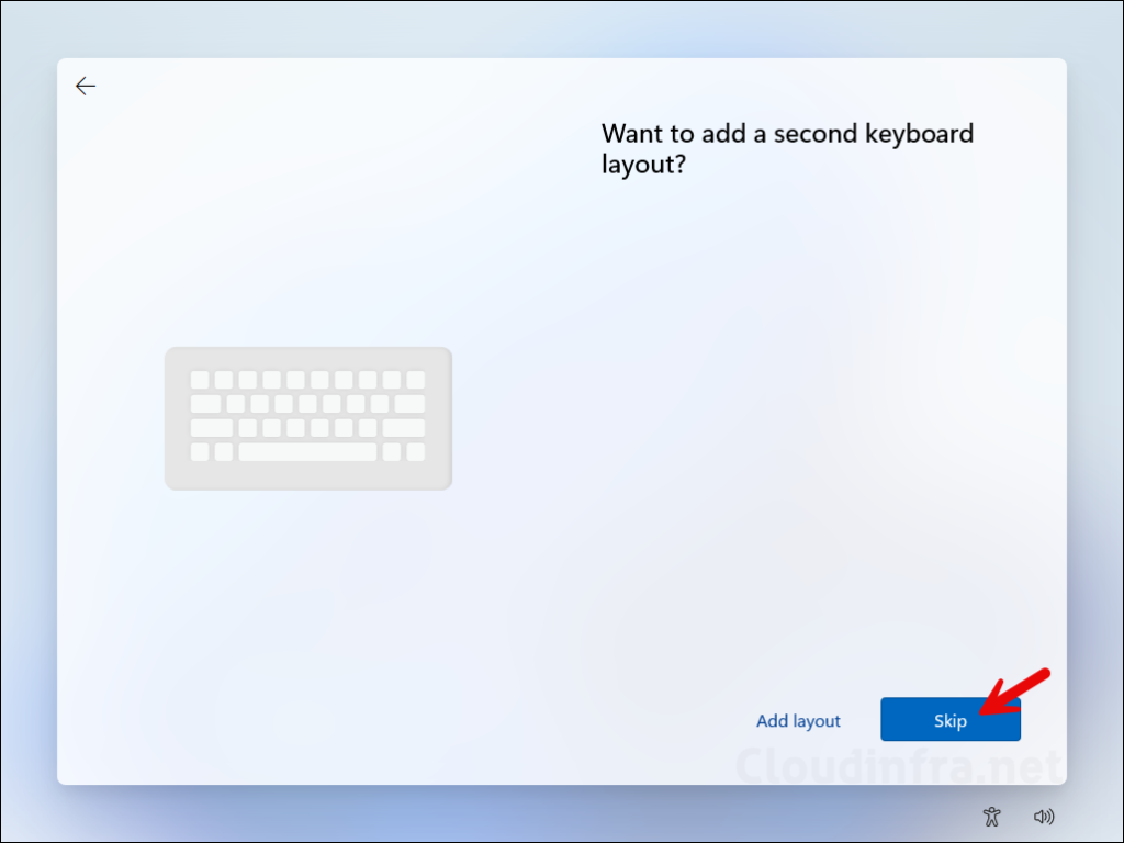 Add a keyboard OOBE screen
