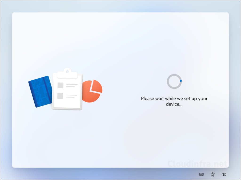 Please wait OOBE screen