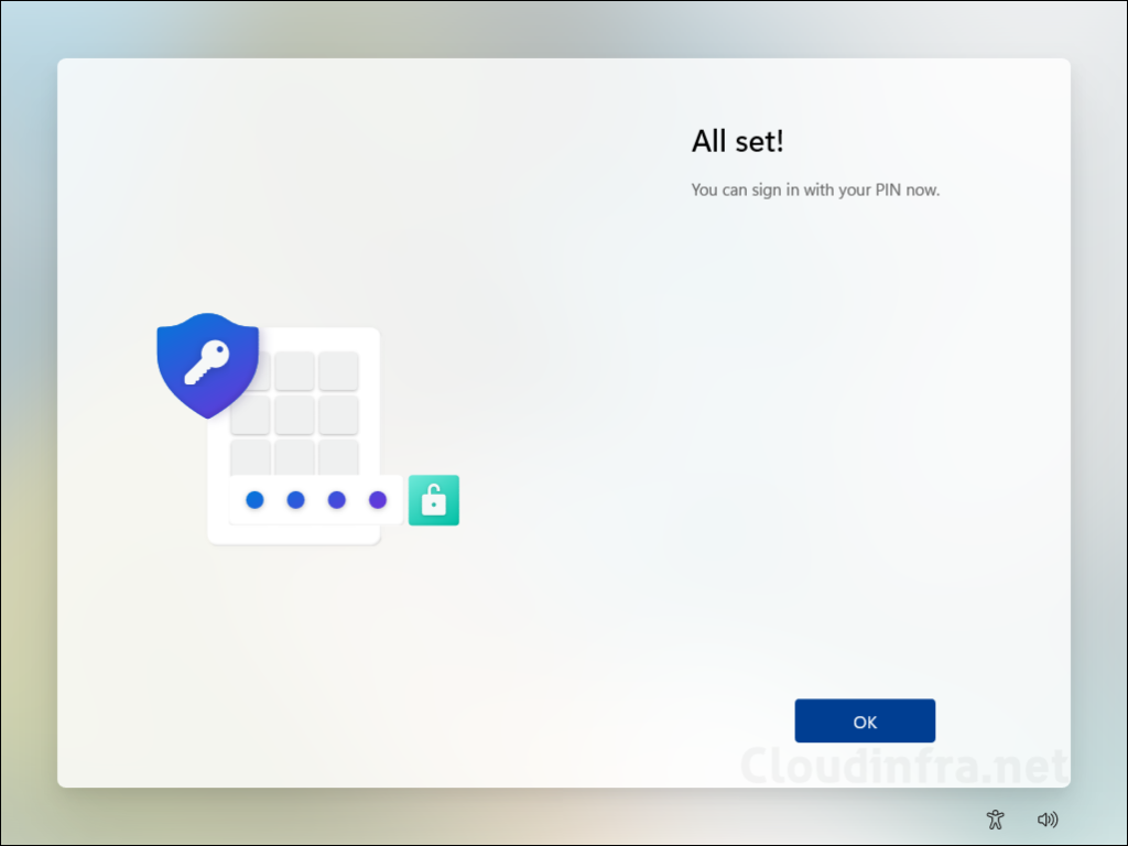 Windows Hello configured successfully